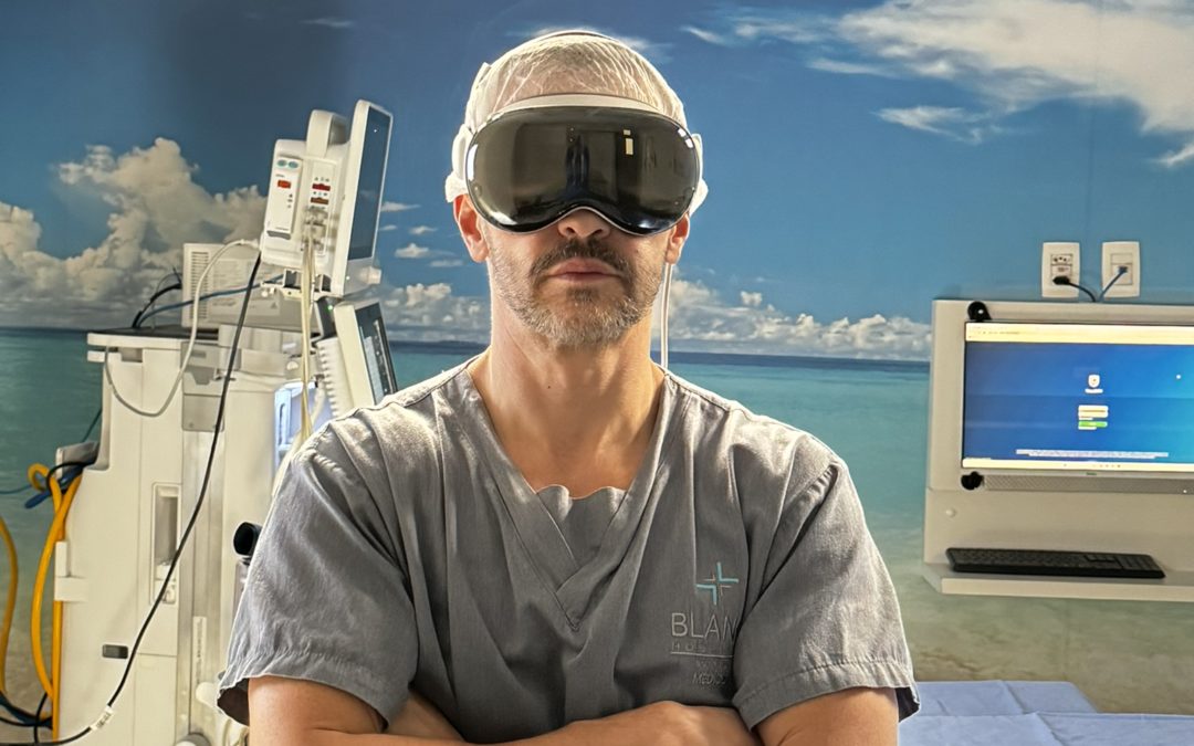 Dr. Rodrigo Wobeto realiza a primeira cirurgia plástica do mundo com o Vision Pro